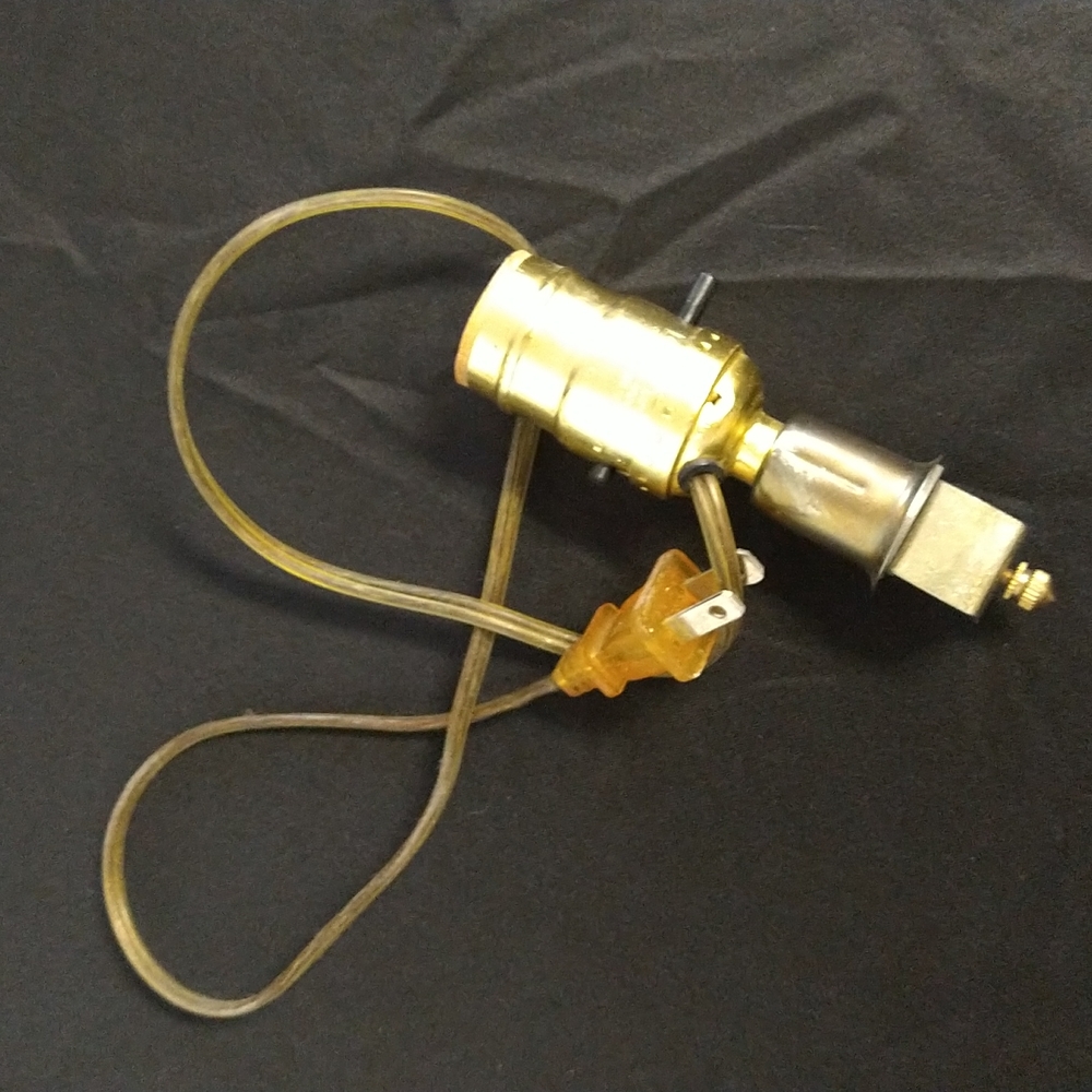 Vintage Basket Adapter w/ Brown Cord